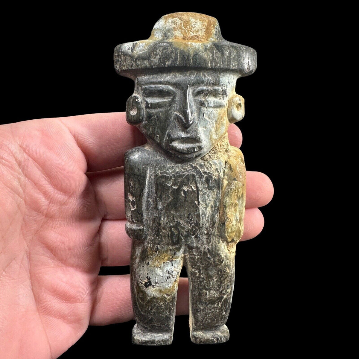 Pre-Columbian Teotihuacan Serpentine Figure