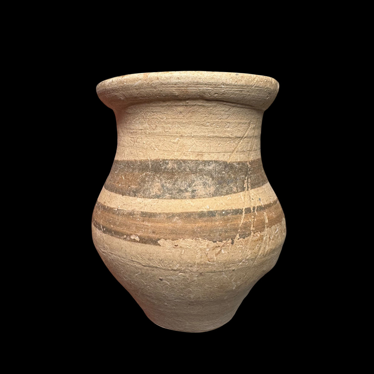 Ancient Cypriot Painted Pottery Vessel