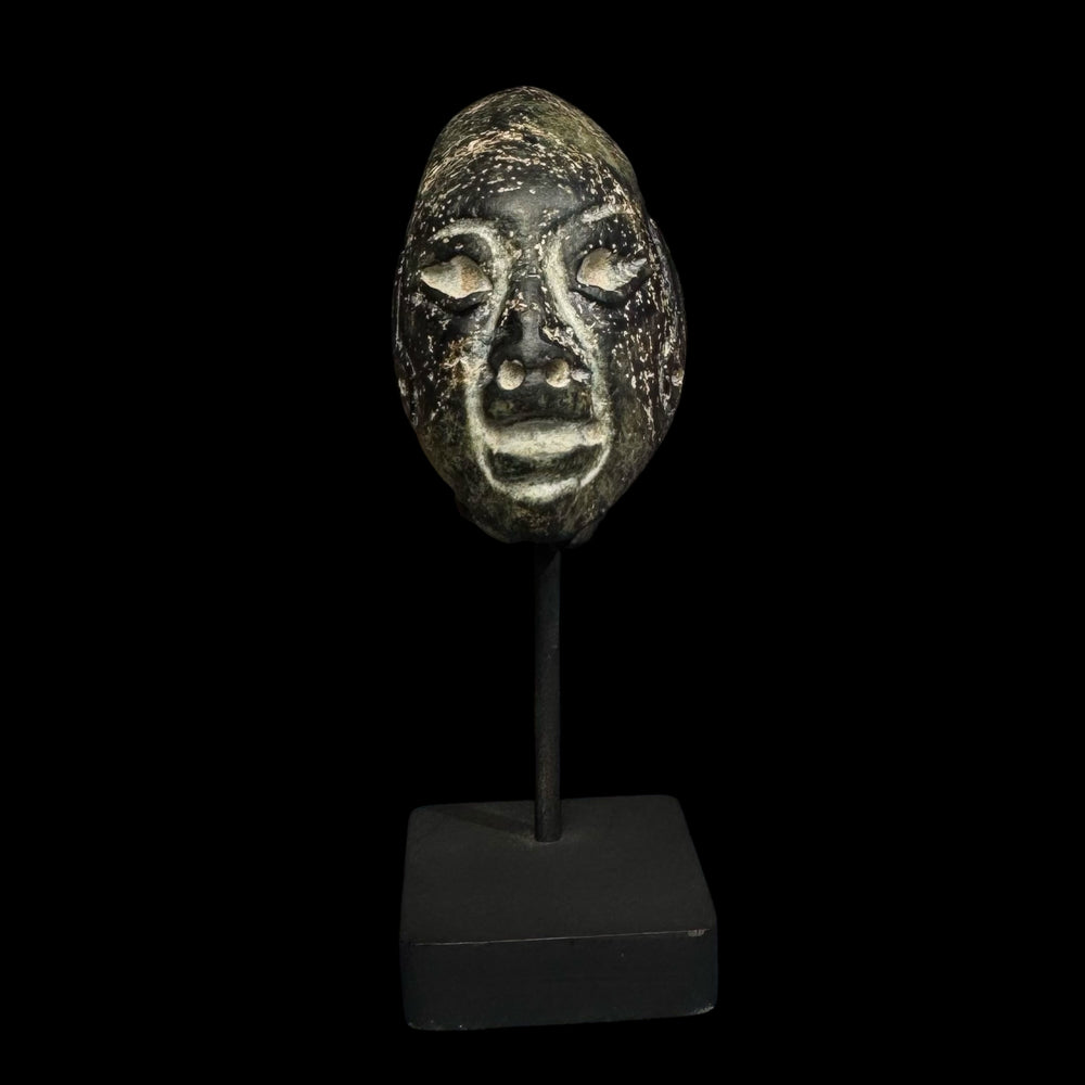 Pre-Columbian Olmec Serpentine head fragment