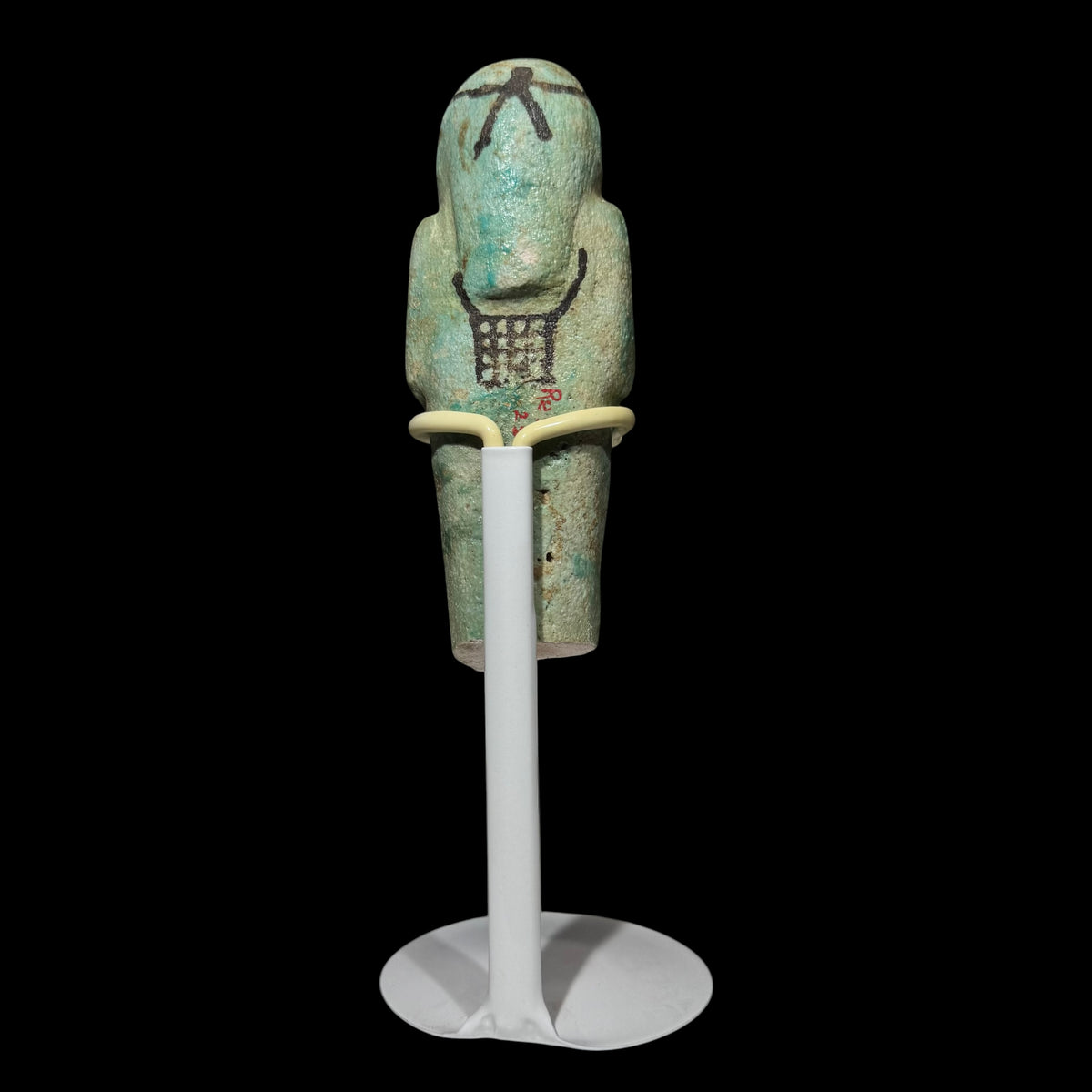 Ancient Egyptian Faience Shabti of Nesankhefmaat