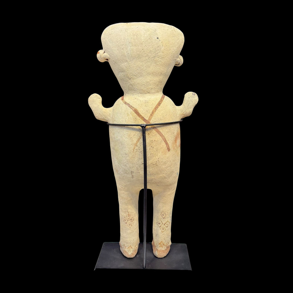 Monumental Pre-Columbian Chancay Pottery Female Figure