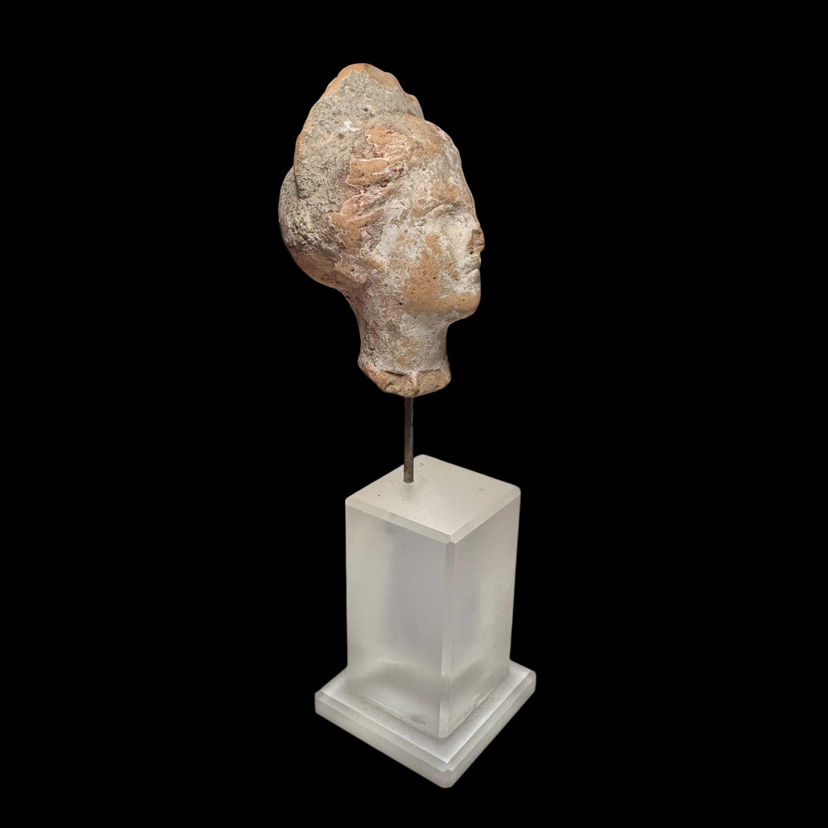Ancient Greek Terracotta Head of a Woman