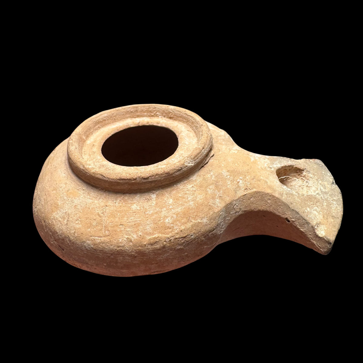 Ancient Herodian Pottery Oil Lamp