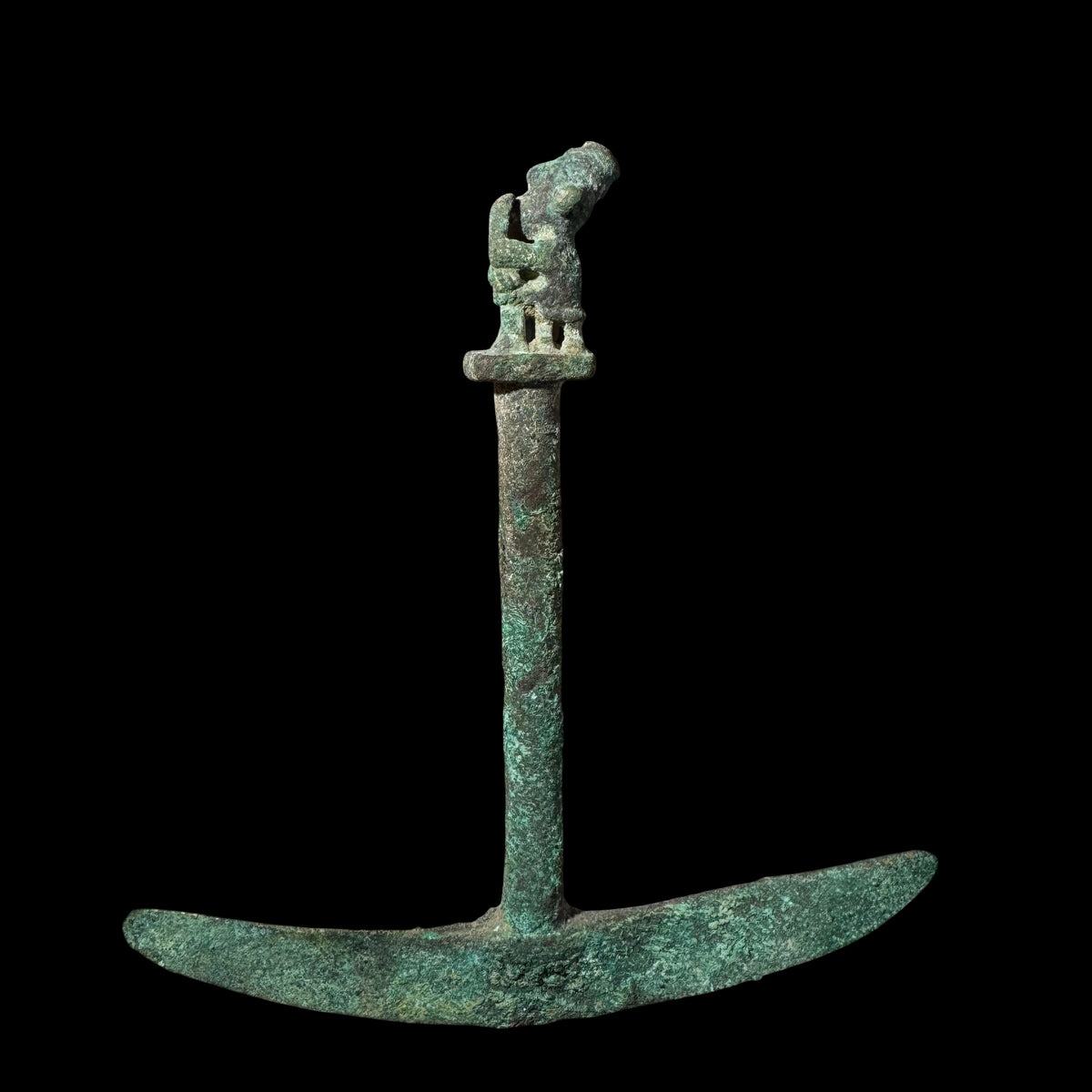 Pre-Columbian Moche Copper Tumi Knife