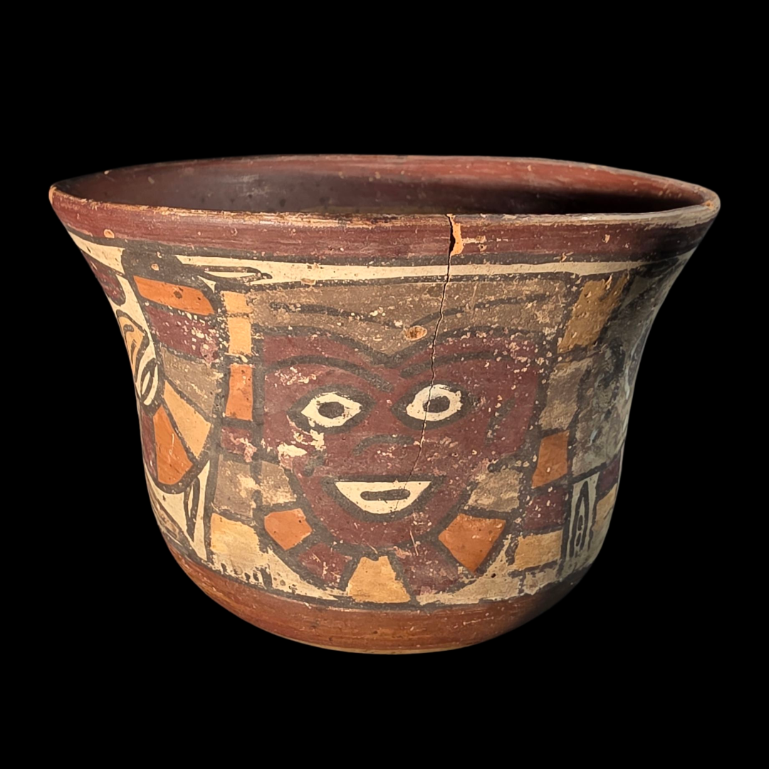 Pre-Columbian Nazca pottery bowl