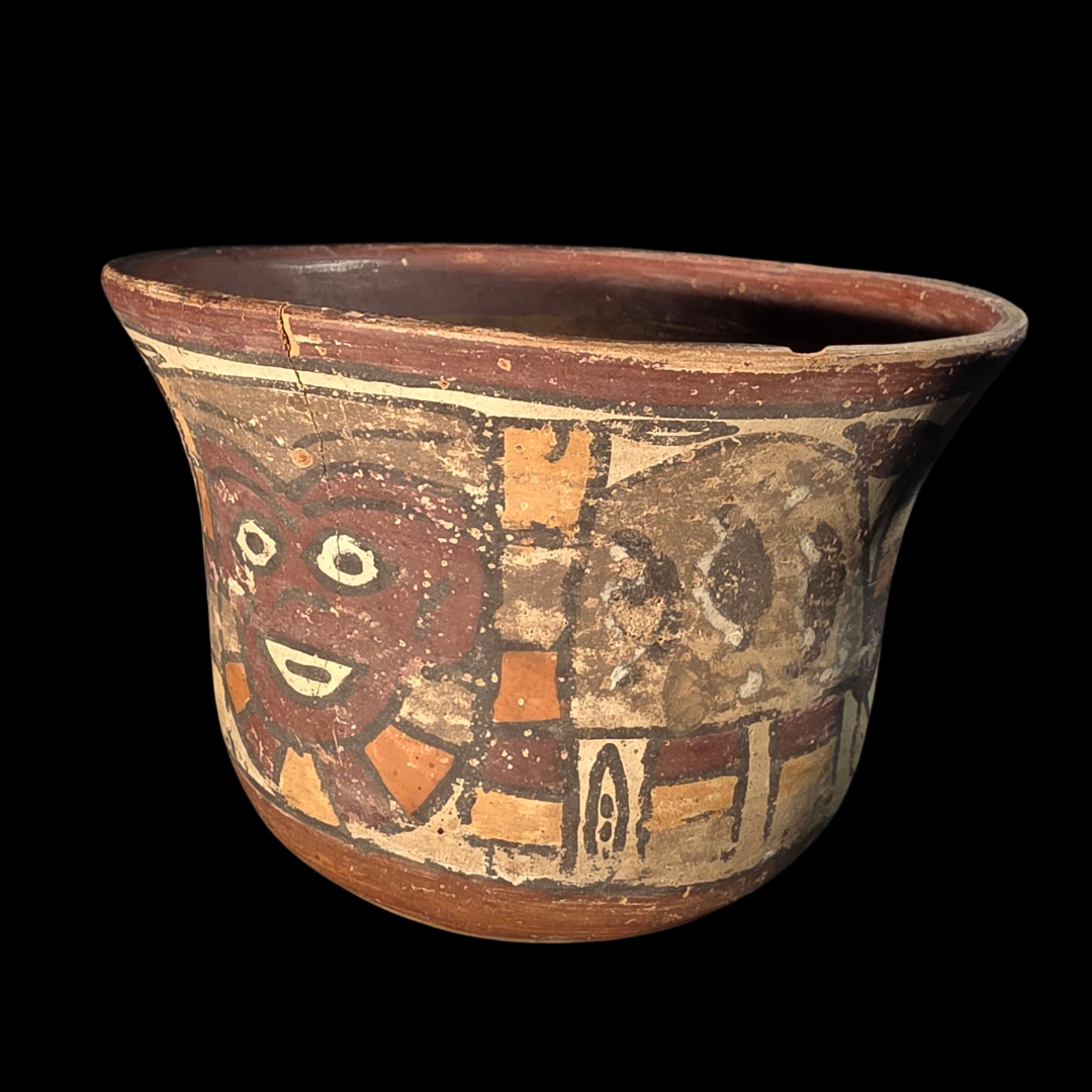 Pre-Columbian Nazca pottery bowl