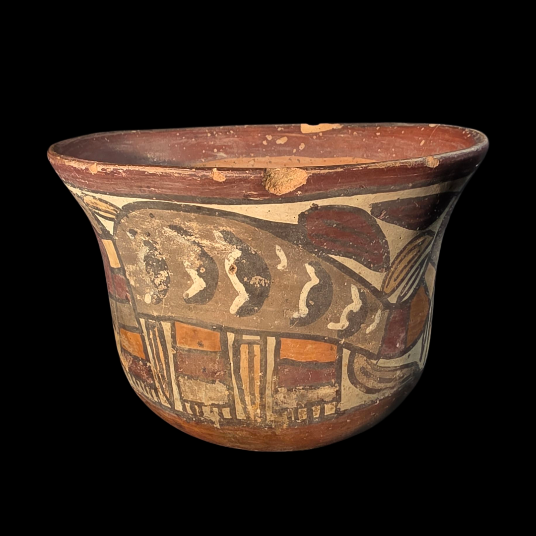 Pre-Columbian Nazca pottery bowl
