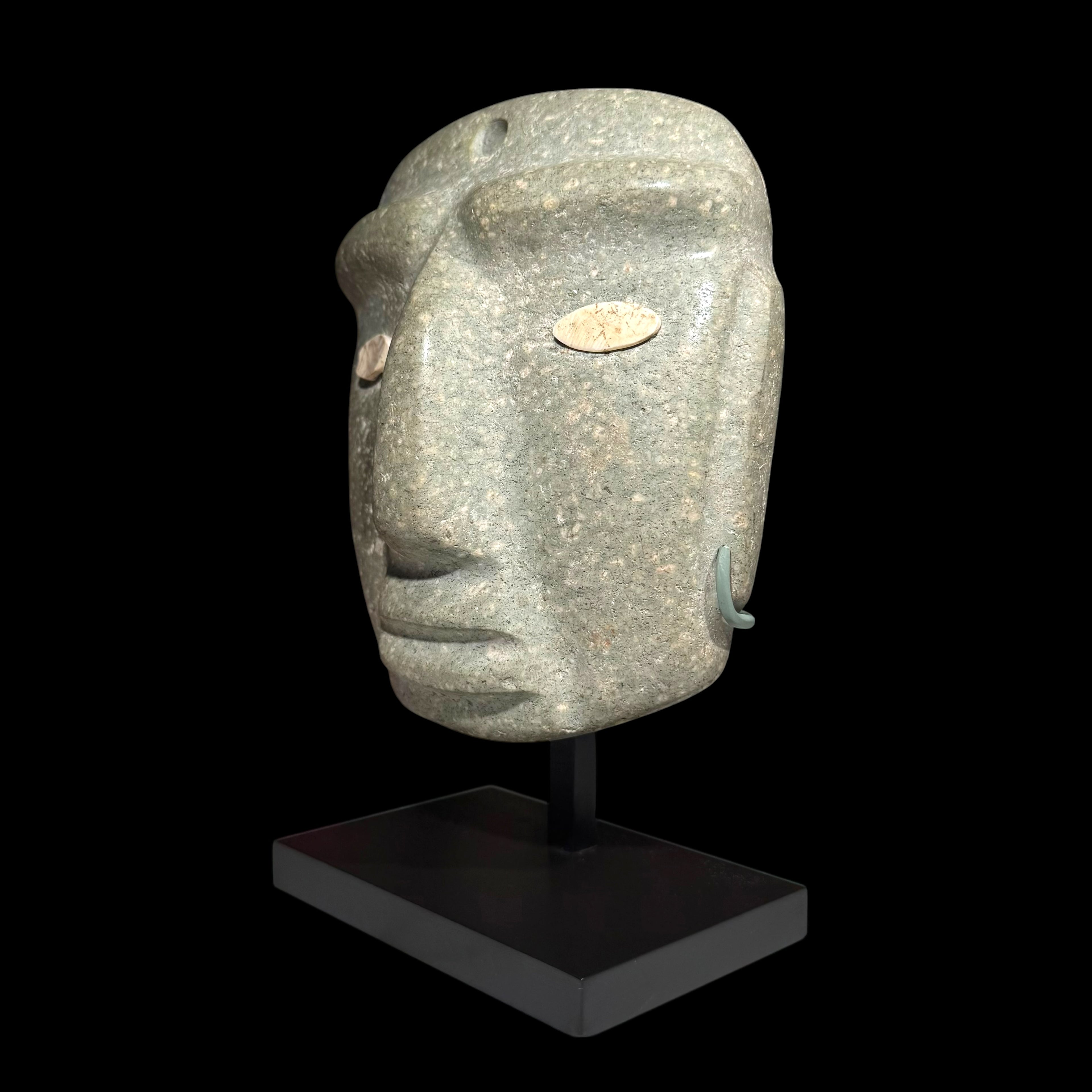Pre-Columbian Chontal Stone Face Mask