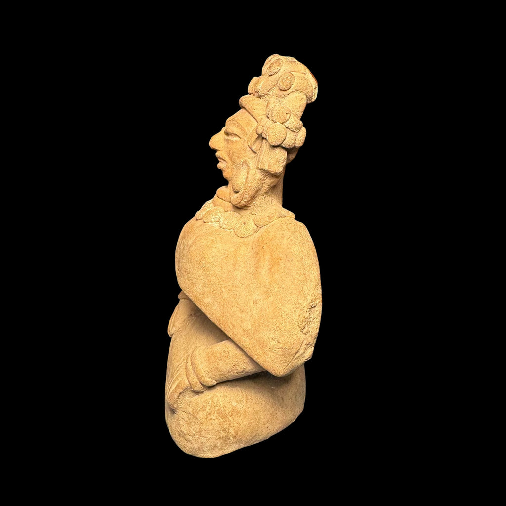 Pre-Columbian Maya pottery figure