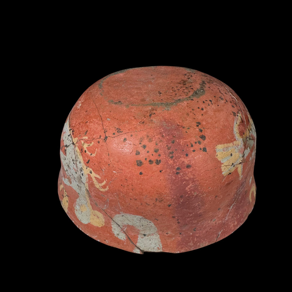 Pre-Columbian Maya stucco bowl