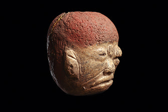 Pre-Columbian Olmec Las Bocas One-Eyed Figural Vessel