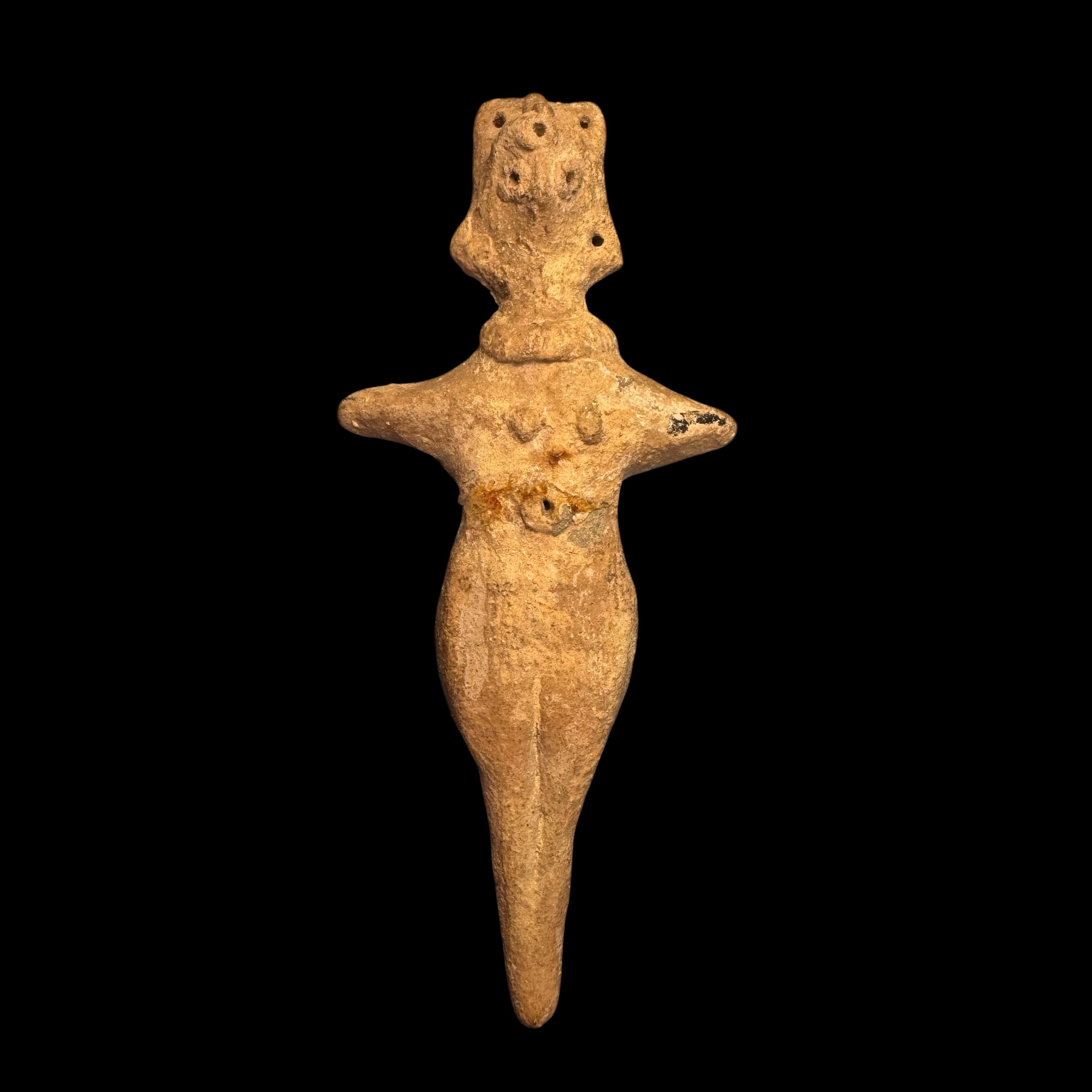 Ancient Syro-Hittite Terracotta Female Figure