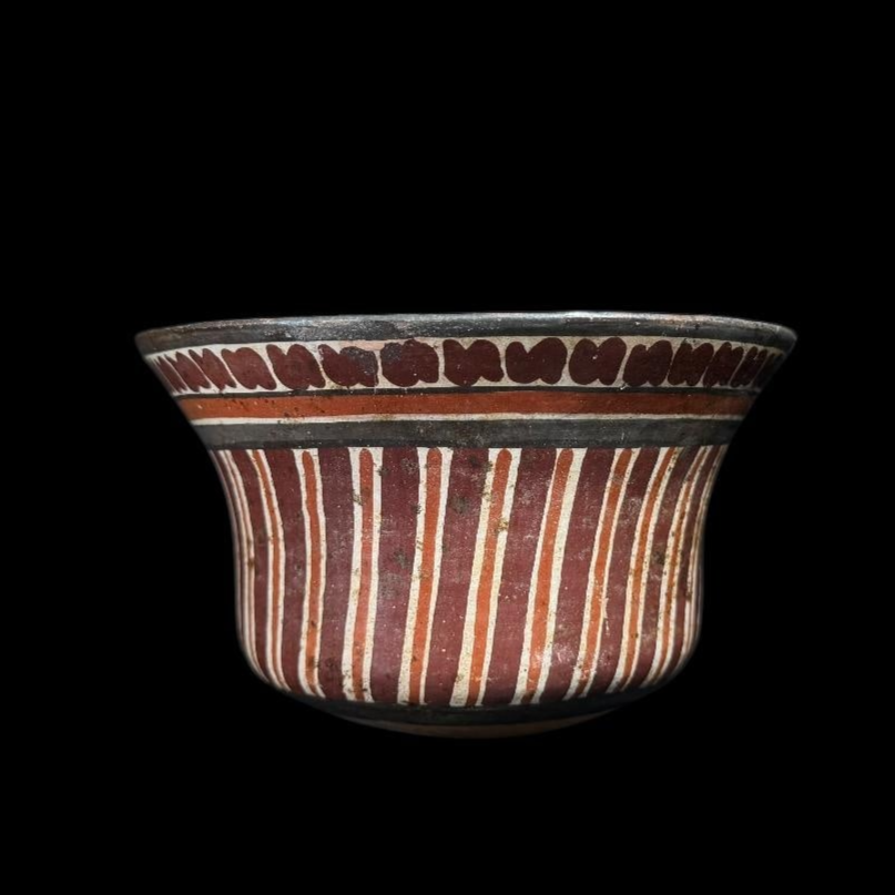 Pre-Columbian Nazca Polychrome Pottery Bowl