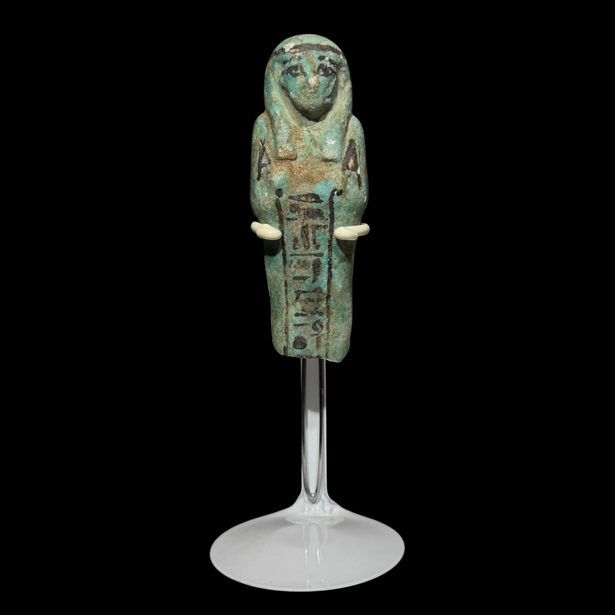 Ancient Egyptian Faience Shabti of Nesankhefmaat