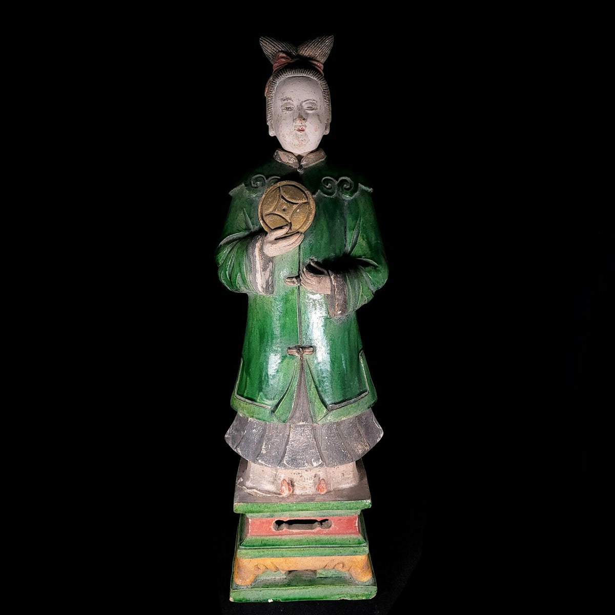 Large Ancient Chinese Ming Dynasty Tomb Attendant - TL tested