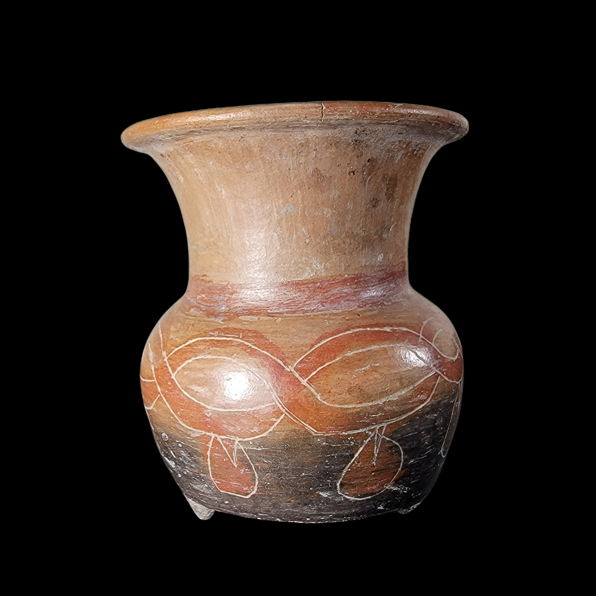 Pre-Columbian Teotihuacan Pottery Florero