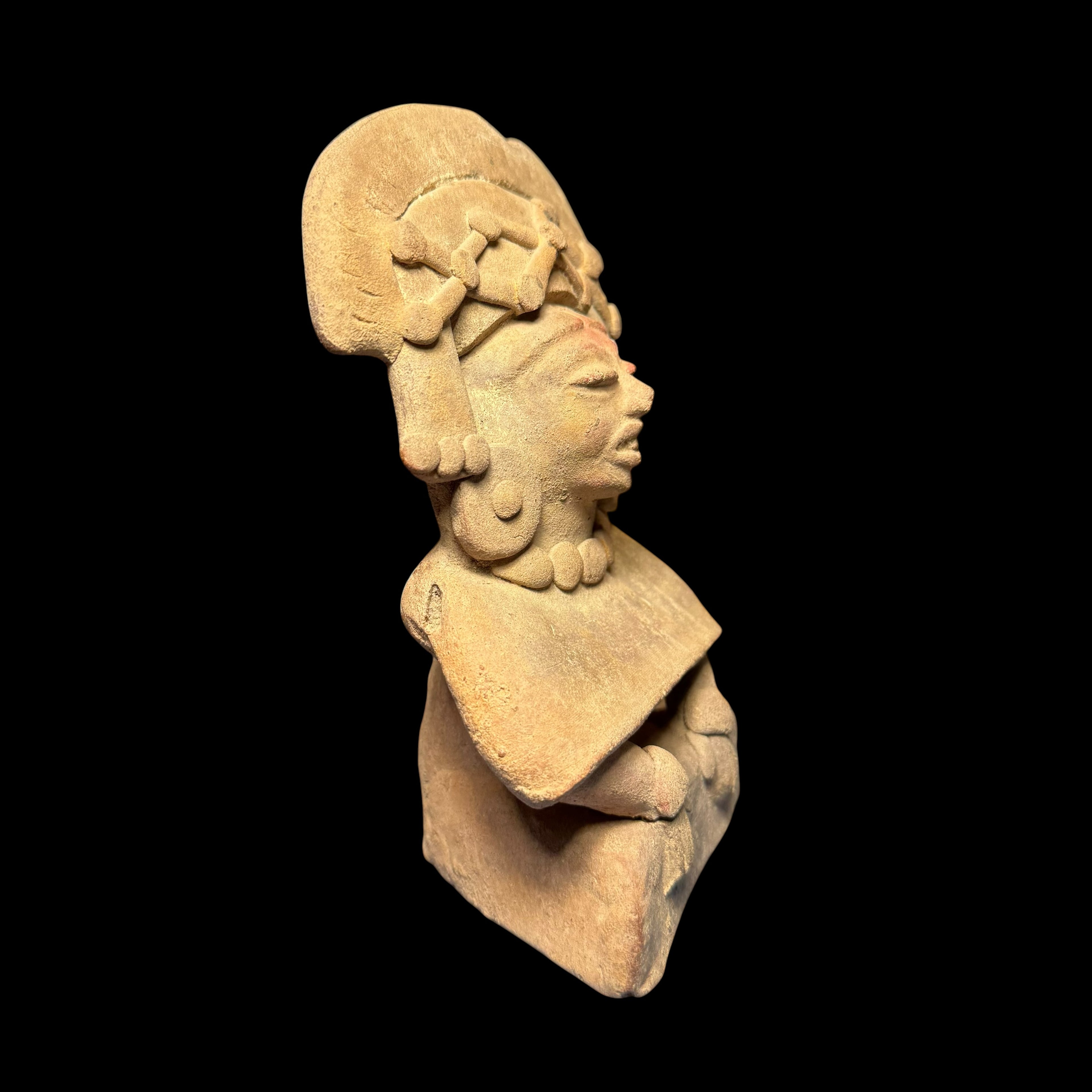 Pre-Columbian Maya pottery figure