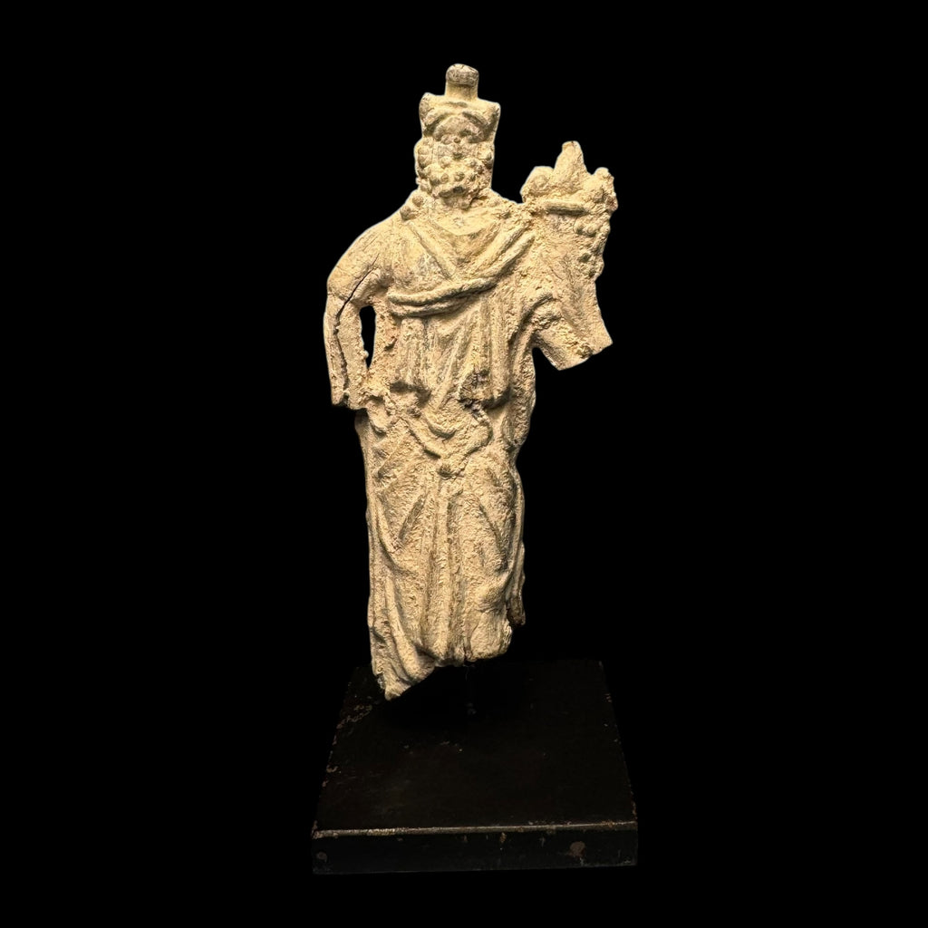 Ancient Roman Lead Figure of Serapis