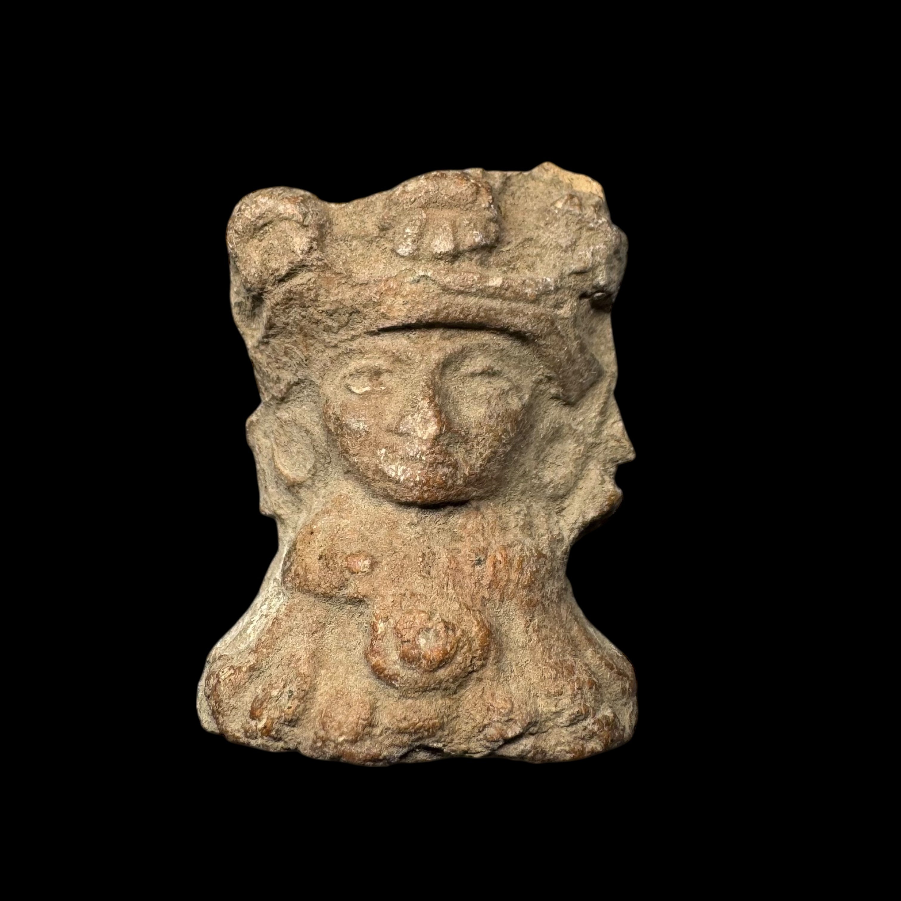Miniature Pre-Columbian Teotihuacan Pottery Figure – Complete