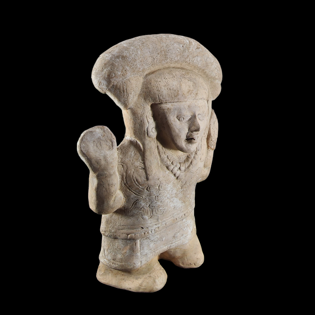 Pre-Columbian Nopiloa Mold-Made female dignitary