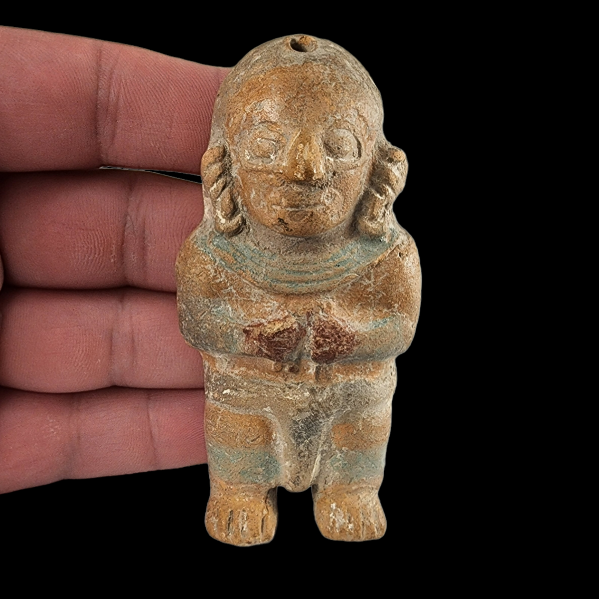 Pre-Columbian Jamacoaque Painted Figure