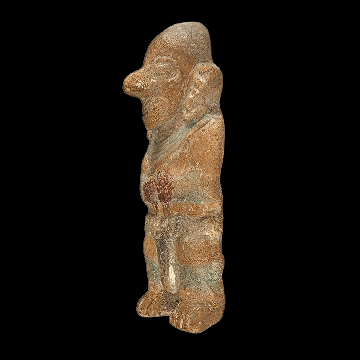 Pre-Columbian Jamacoaque Painted Figure