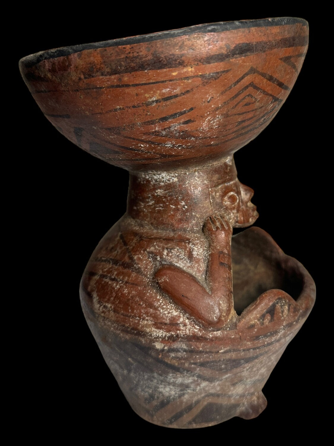 Pre-Columbian Nariño Figural Cargador Vessel