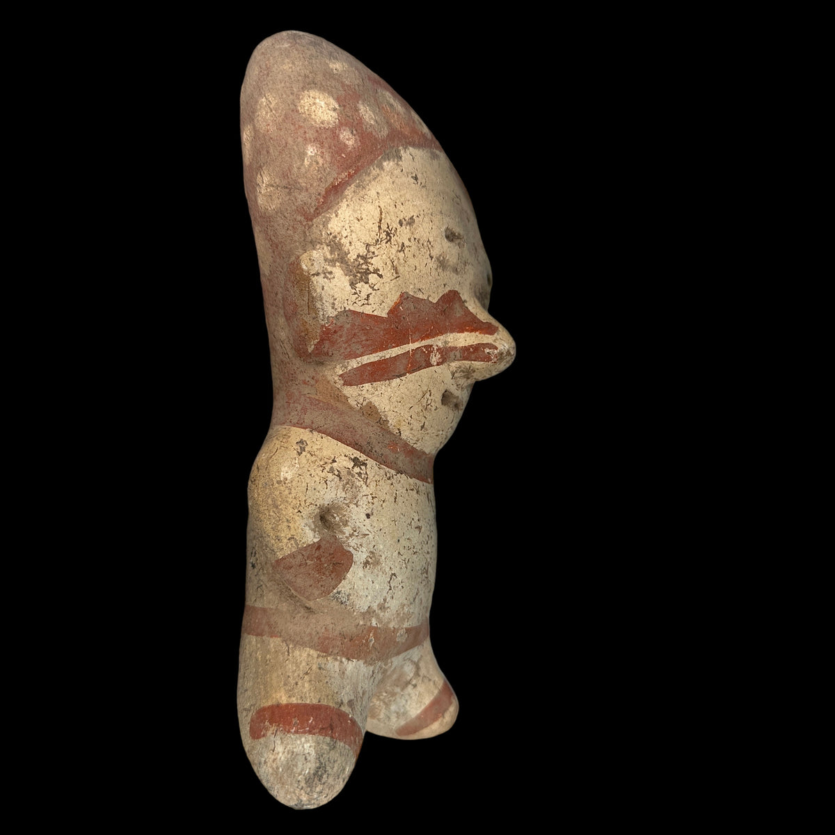 Pre-Columbian Chinesco painted figure