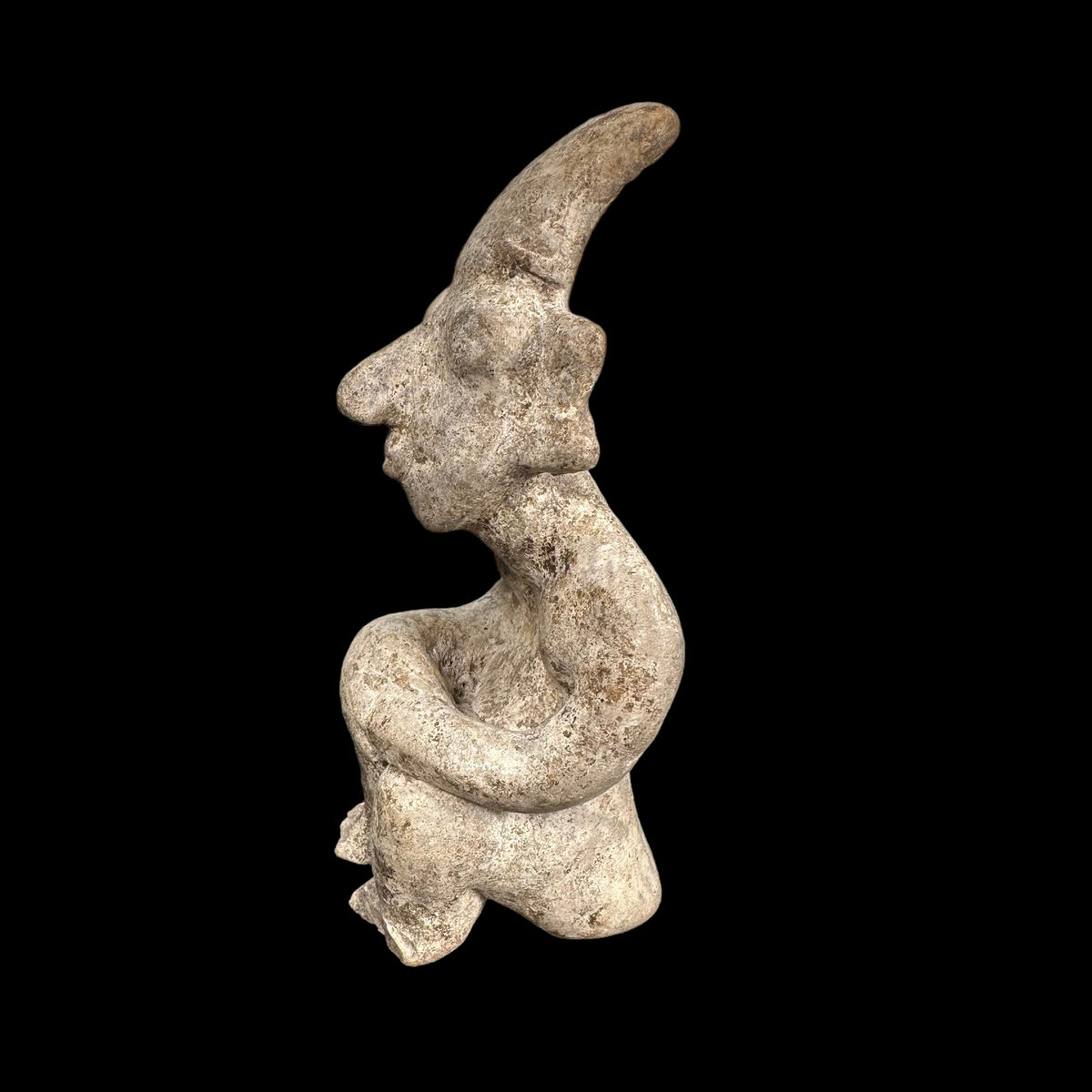 Pre-Columbian Jalisco Sheep face figure