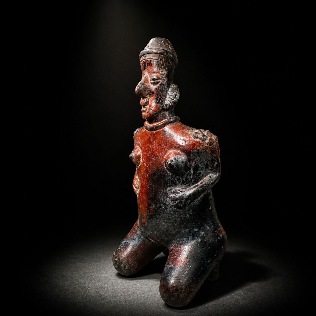 Pre-Columbian Nayarit San Sebastián Pottery Figure
