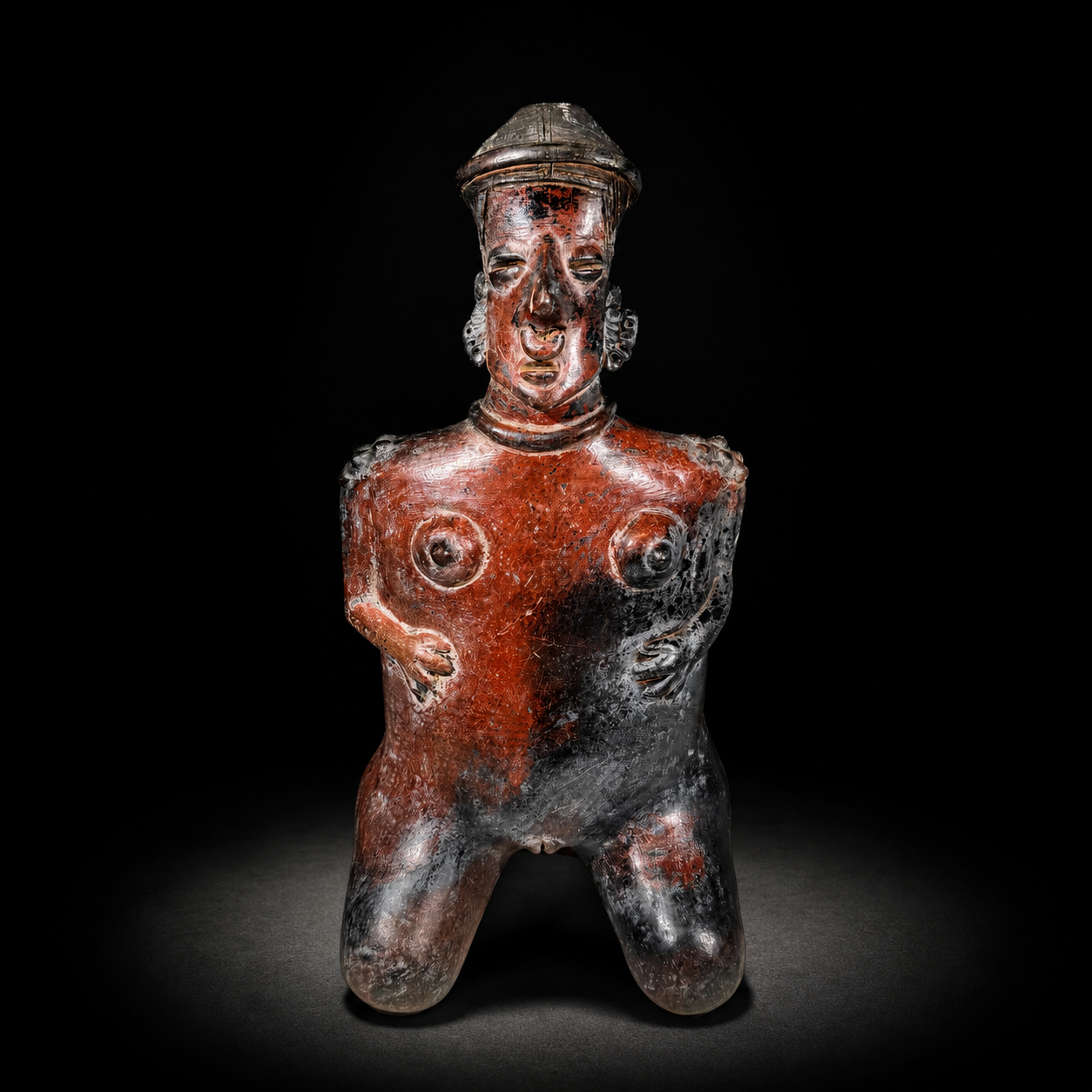 Pre-Columbian Nayarit San Sebastián Pottery Figure