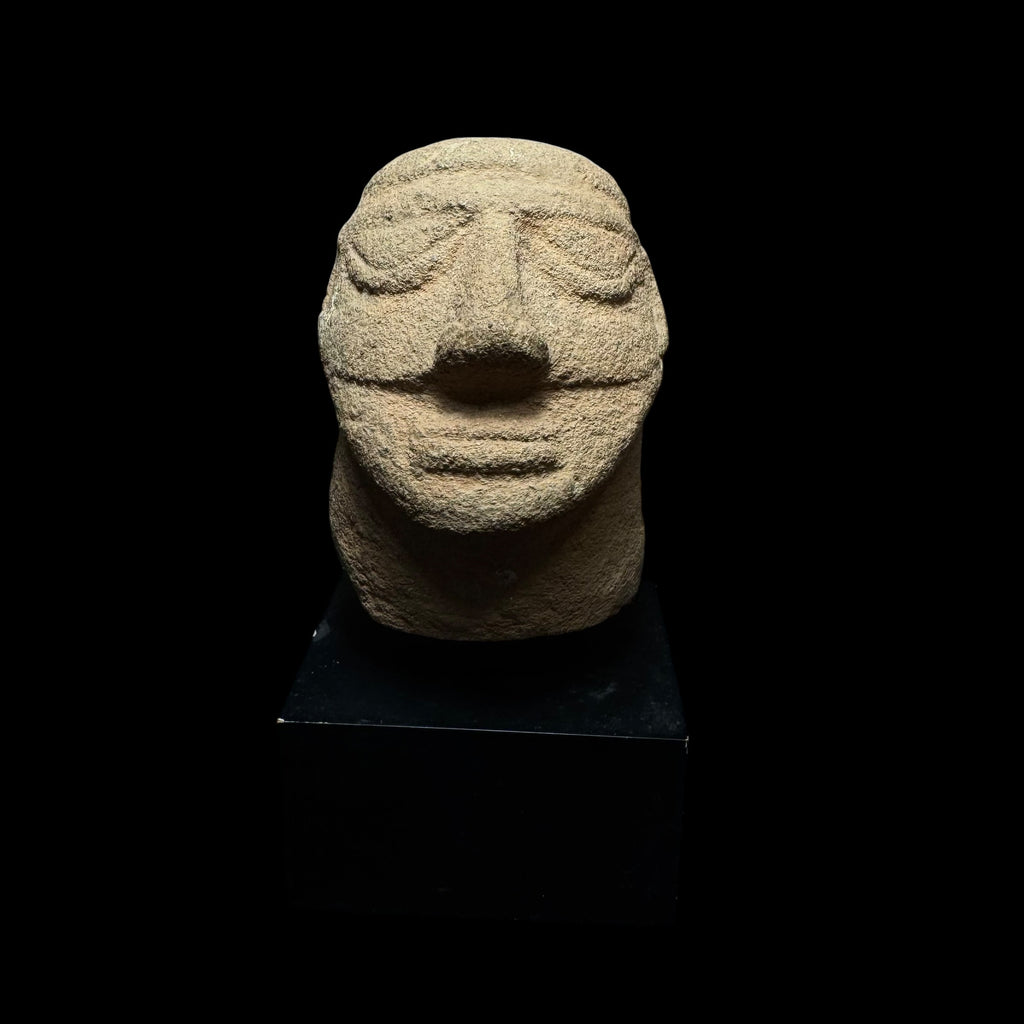 Pre-Columbian Diquís Stone Head