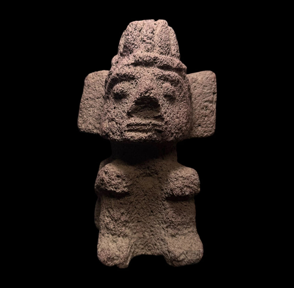 Pre-Columbian Aztec stone figure