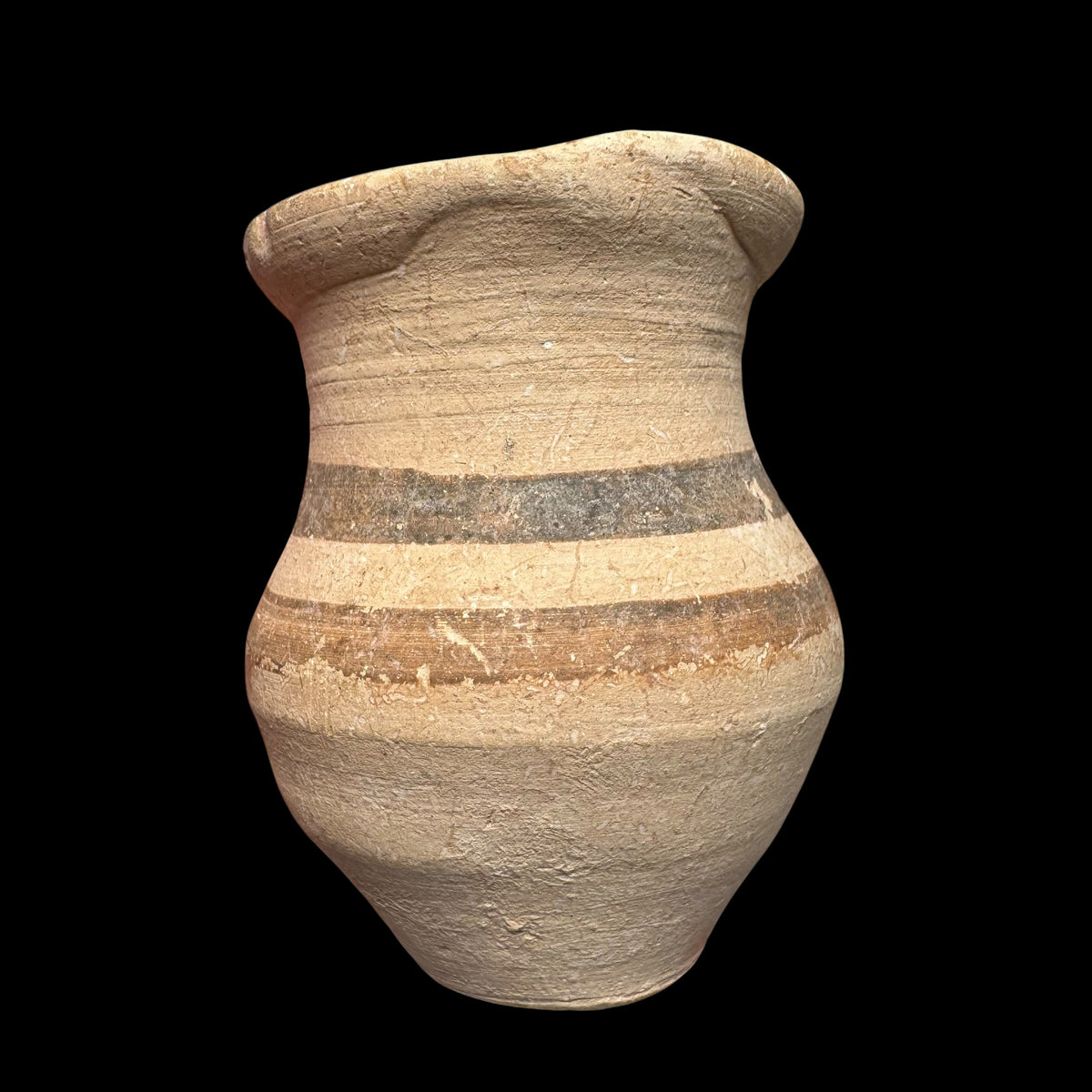 Ancient Cypriot Painted Pottery Vessel