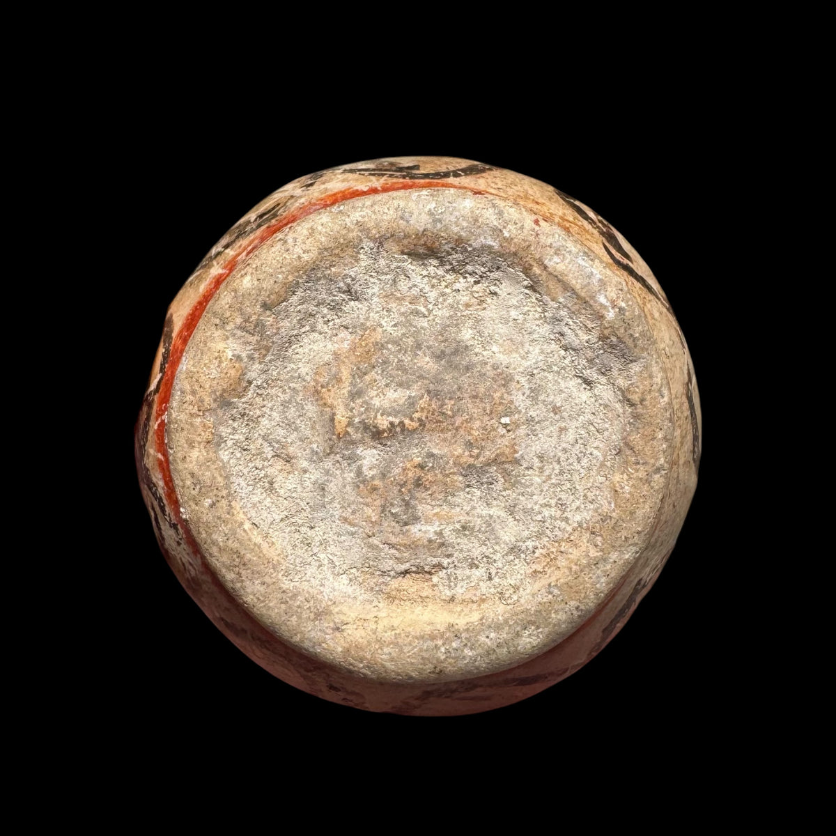 Pre-Columbian Maya Codex-Style Miniature “Poison Pot”