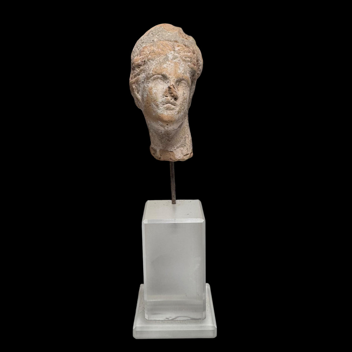 Ancient Greek Terracotta Head of a Woman