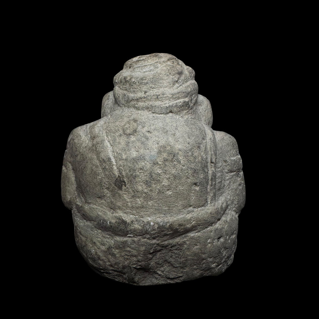 Pre-Columbian Maya Stone Dwarf Figure