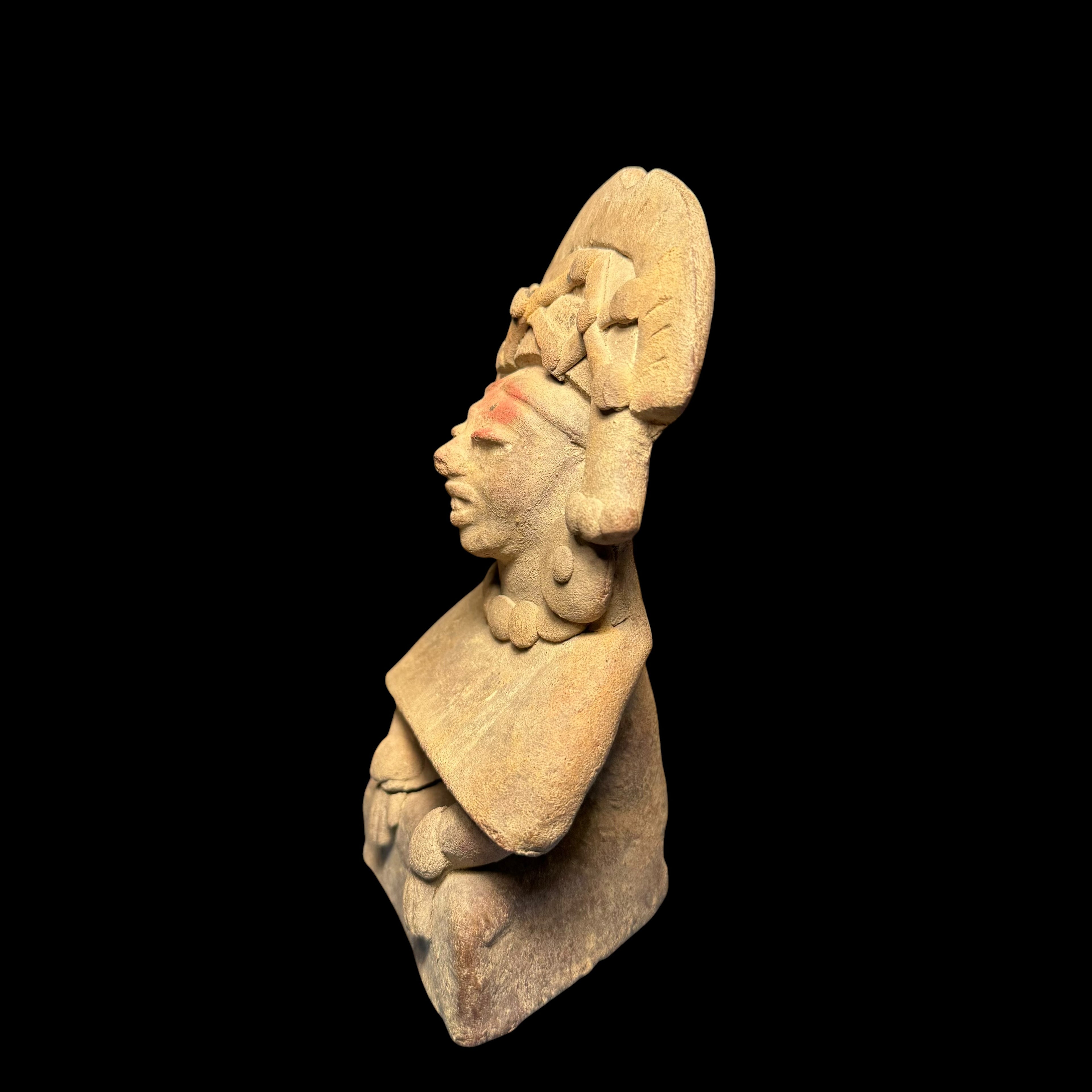 Pre-Columbian Maya pottery figure