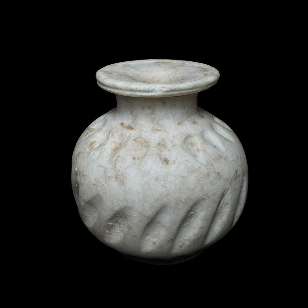 Ancient Roman Marble Cosmetic Vessel