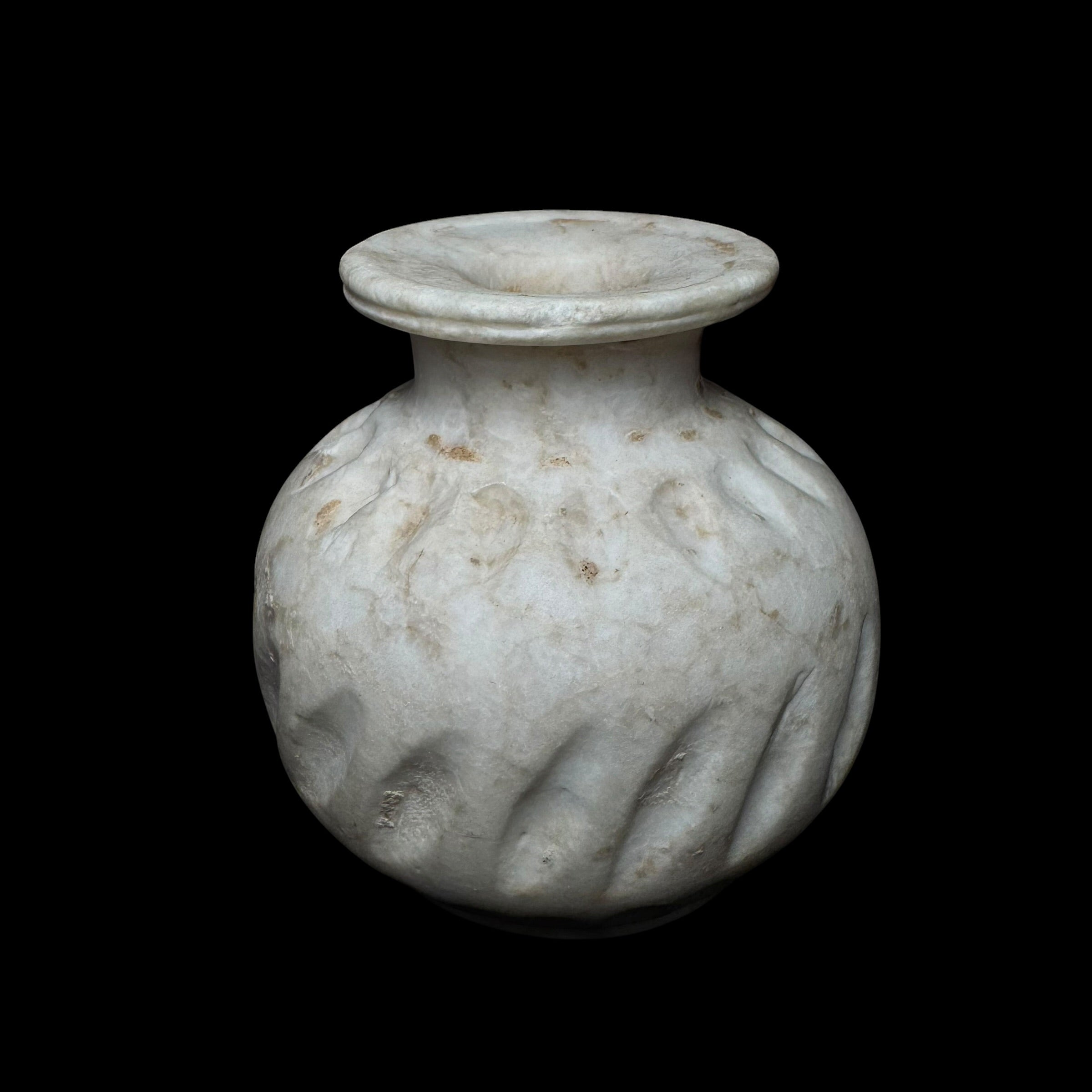 Ancient Roman Marble Cosmetic Vessel