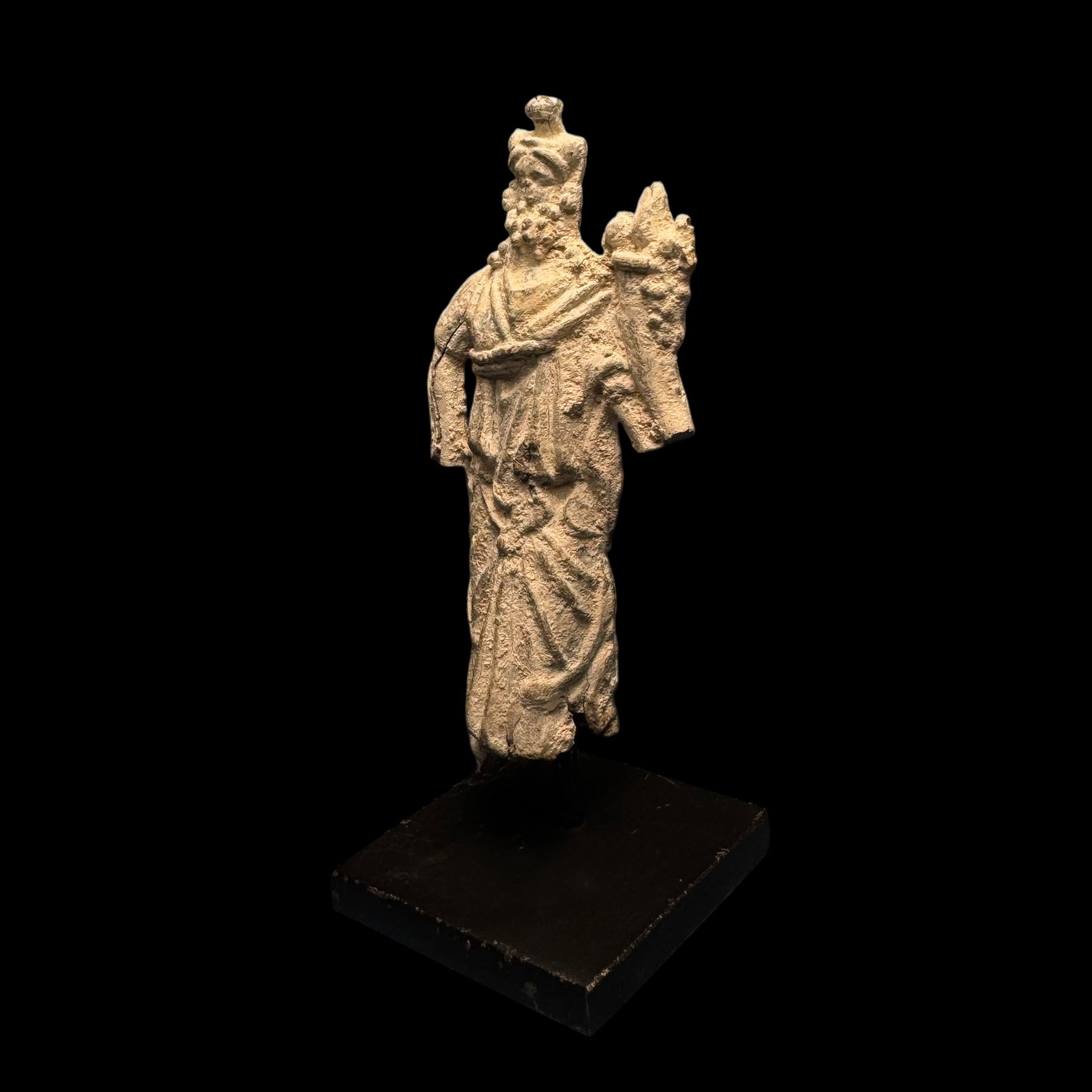 Ancient Roman Lead Figure of Serapis