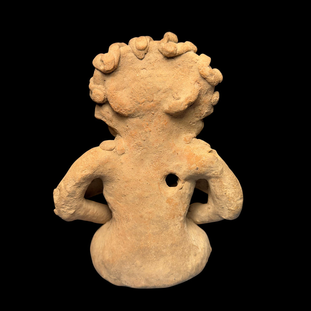 Pre-Columbian Maya pottery figure