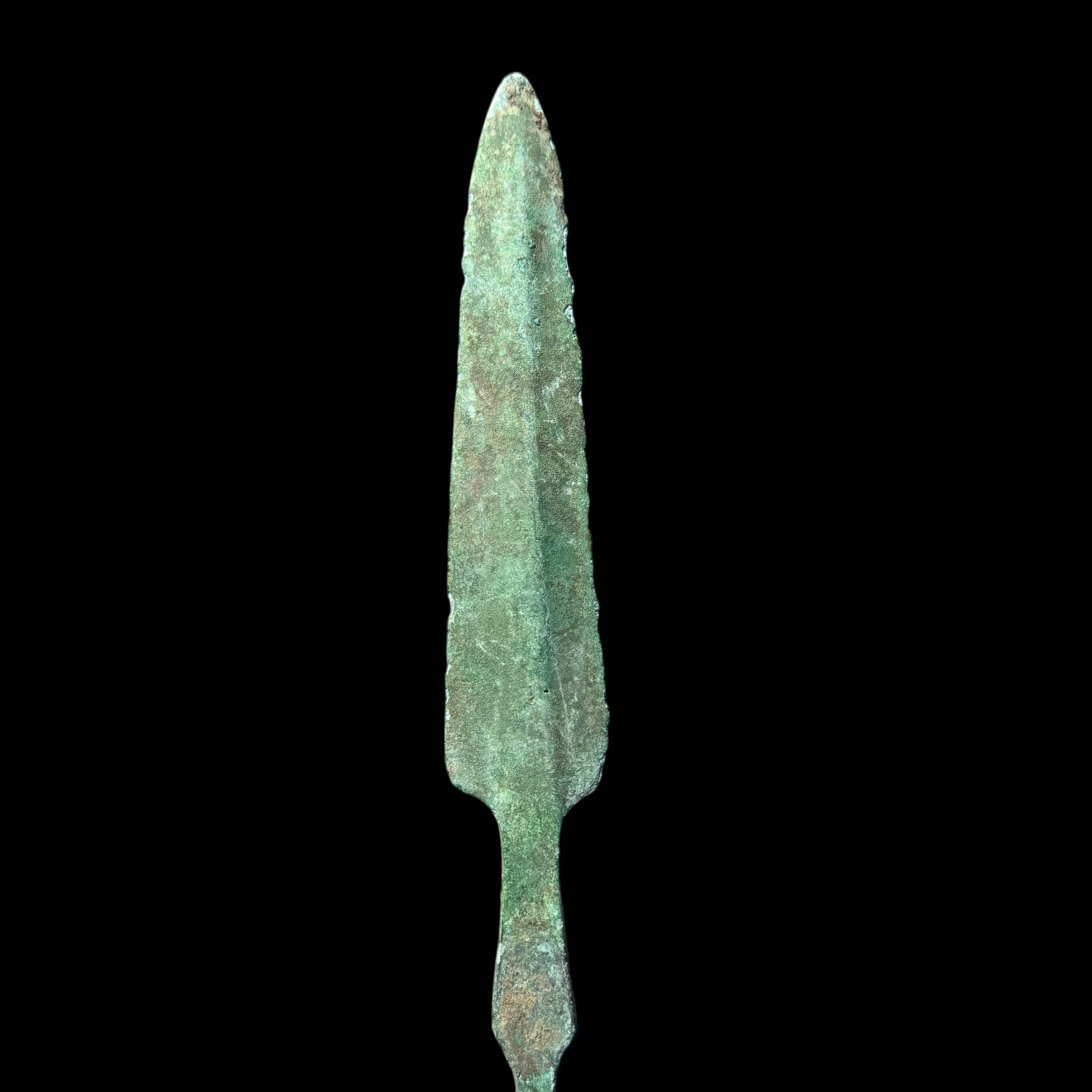 Ancient Luristan Bronze Leaf-Bladed Spearhead, c. 1200–800 BC