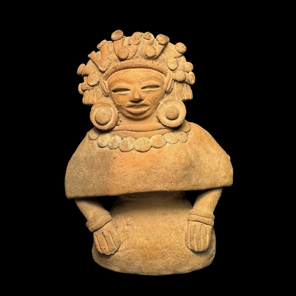 Pre-Columbian Maya pottery figure