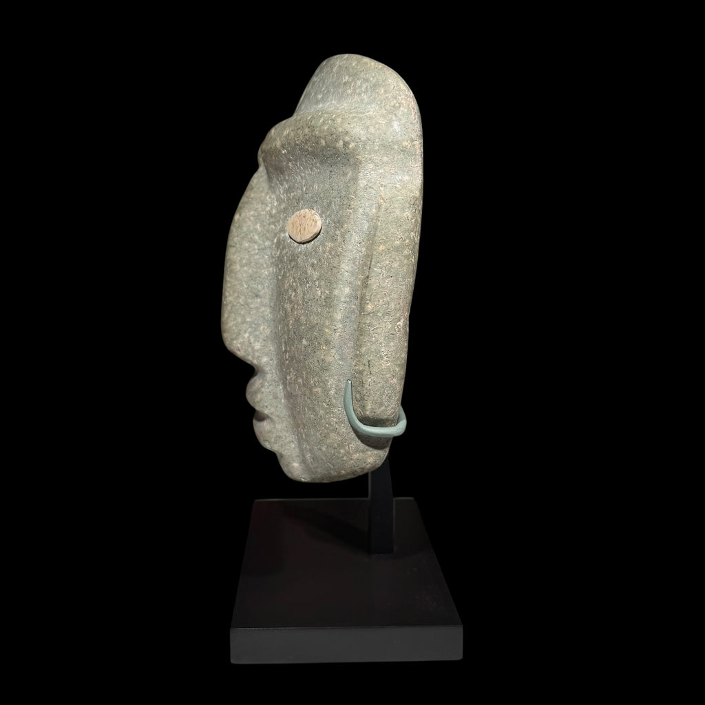 Pre-Columbian Chontal Stone Face Mask