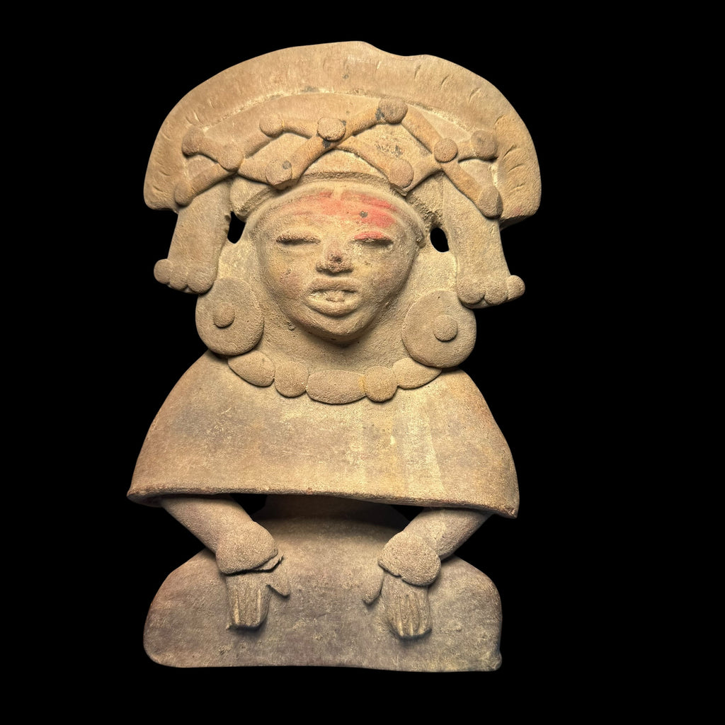 Pre-Columbian Maya pottery figure