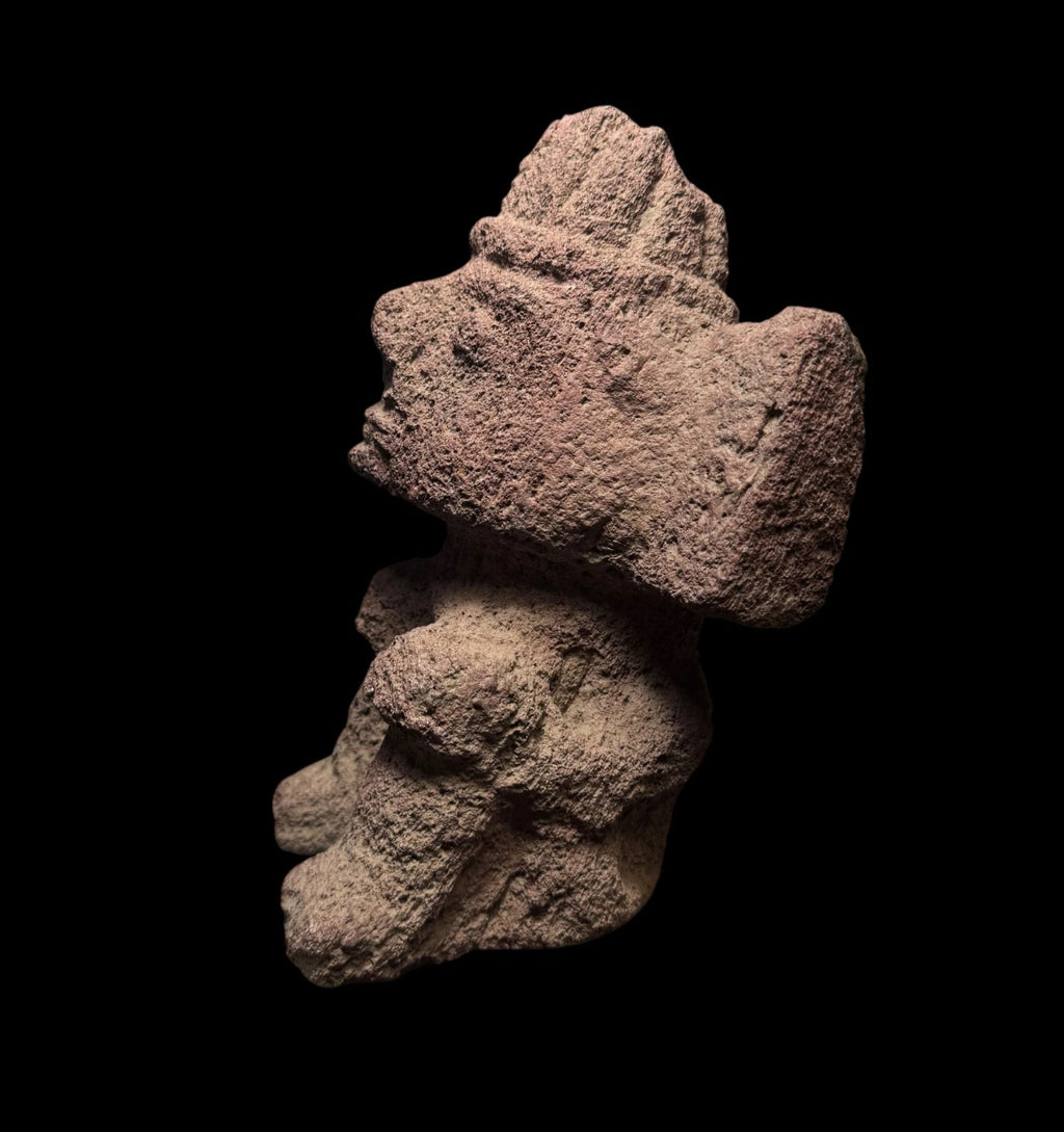 Pre-Columbian Aztec stone figure