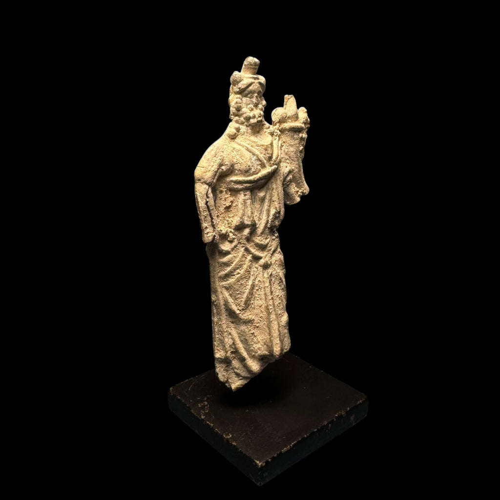 Ancient Roman Lead Figure of Serapis