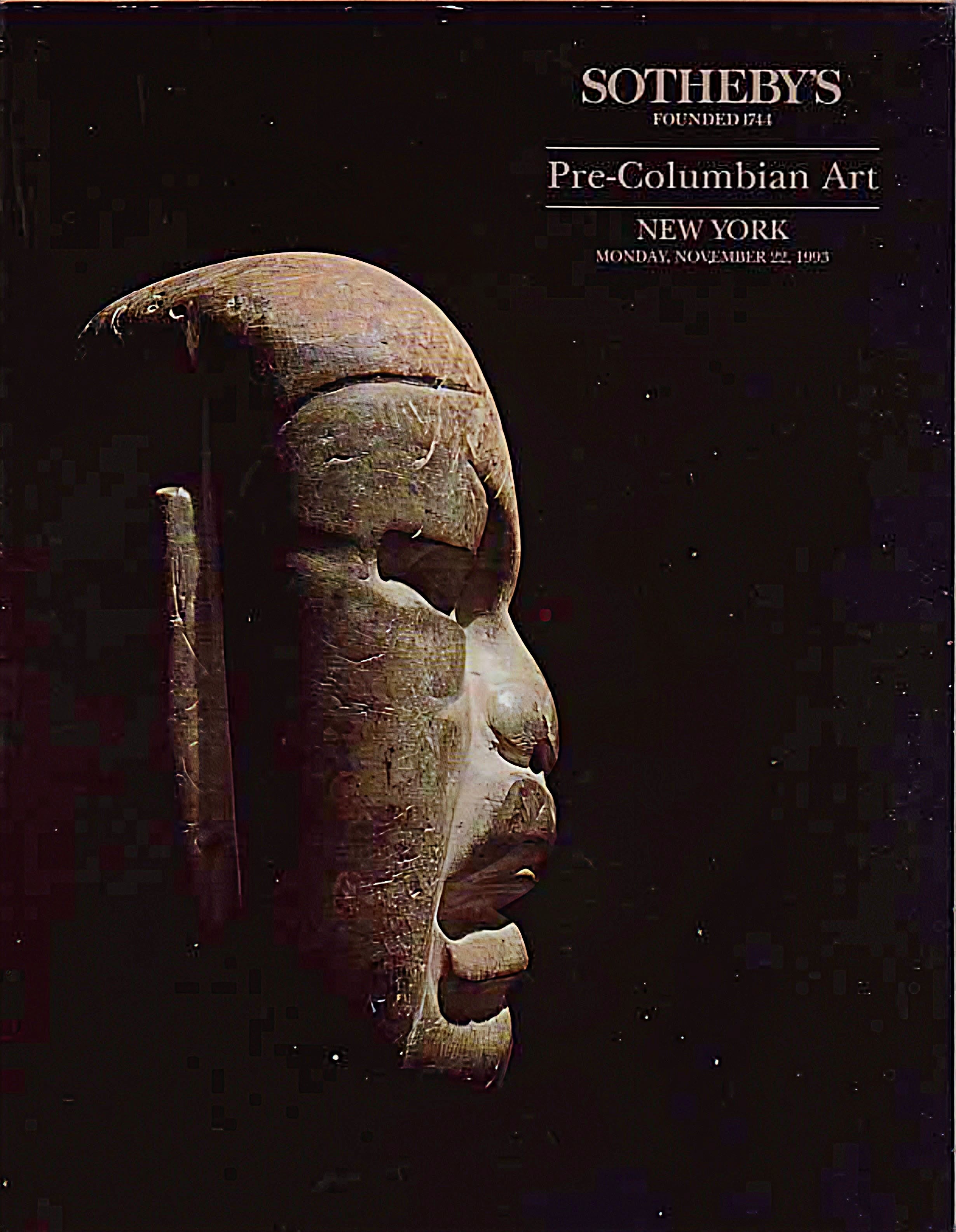 Pre-Columbian Chontal Stone Face Mask