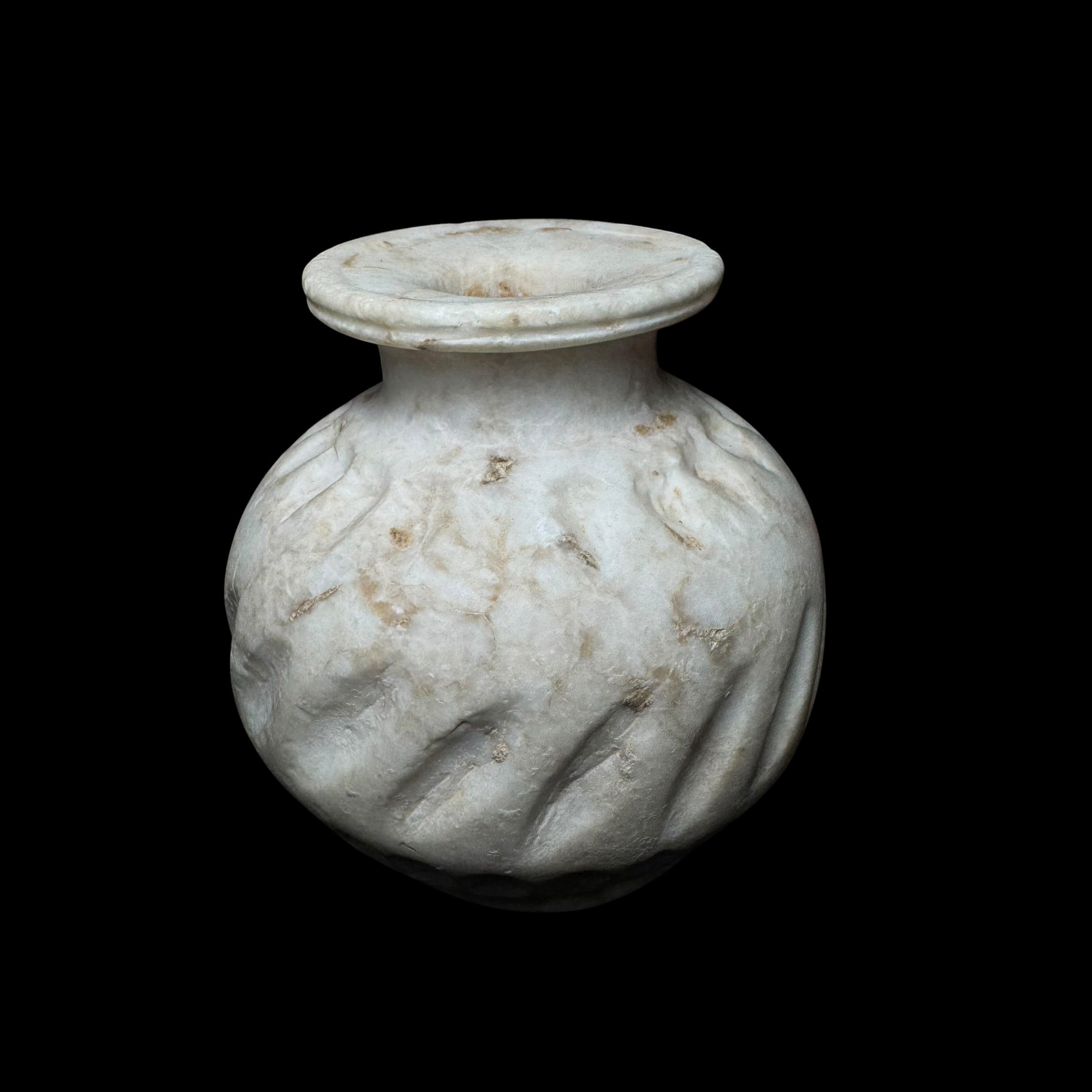 Ancient Roman Marble Cosmetic Vessel